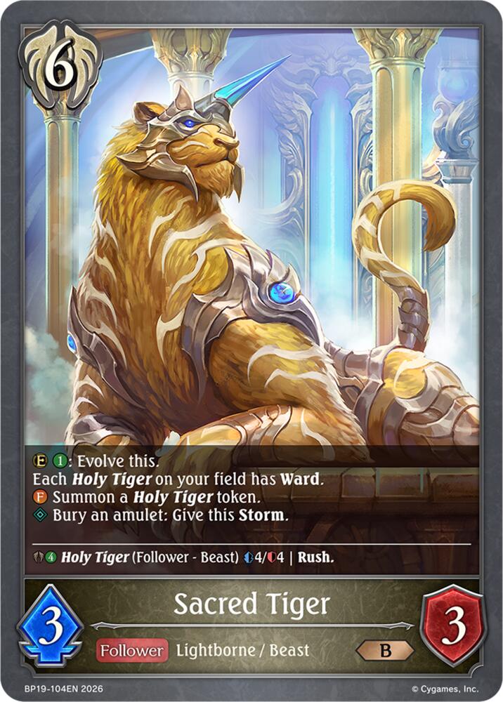 Sacred Tiger, BP19: Eightfold Retribution BP19-104EN