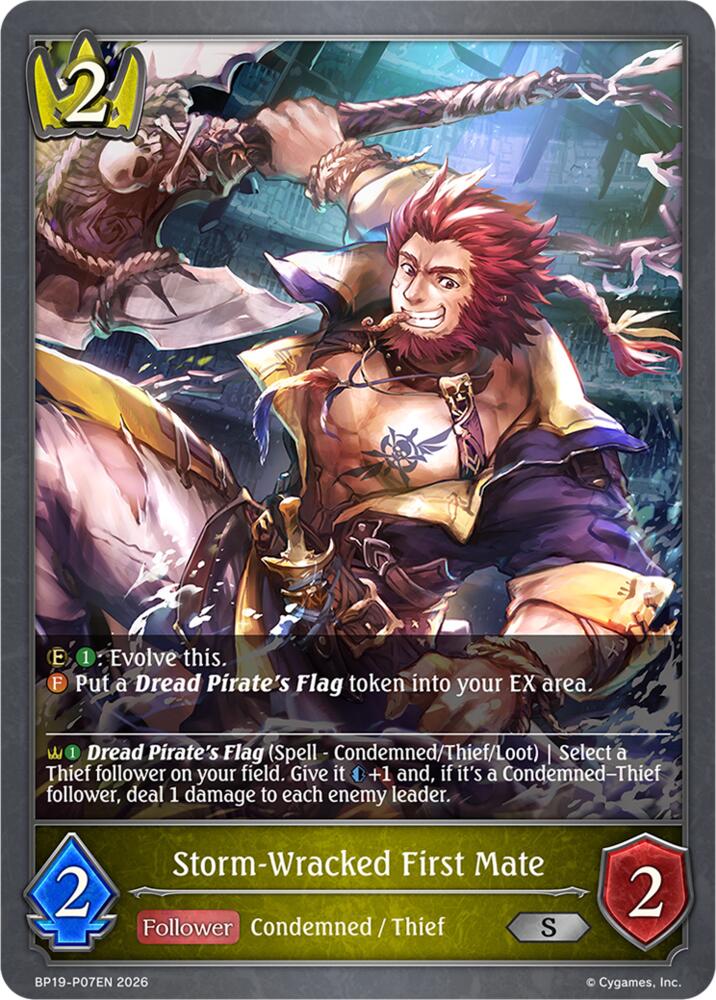 Storm-Wracked First Mate - P07EN (Foil), BP19: Eightfold Retribution BP19-P07EN