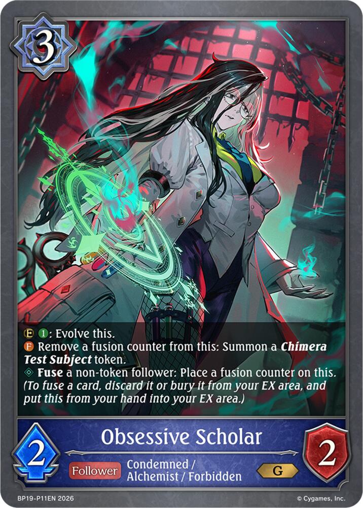 Obsessive Scholar - P11EN (Foil), BP19: Eightfold Retribution BP19-P11EN