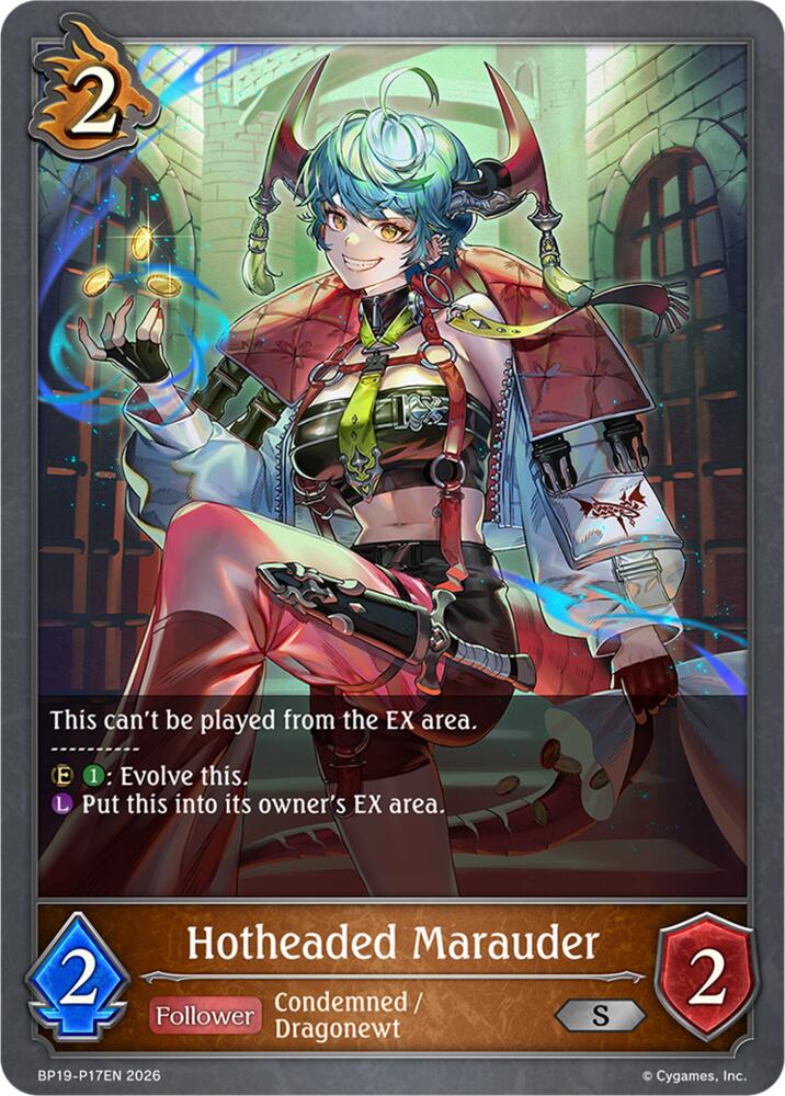 Hotheaded Marauder - P17EN (Foil), BP19: Eightfold Retribution BP19-P17EN