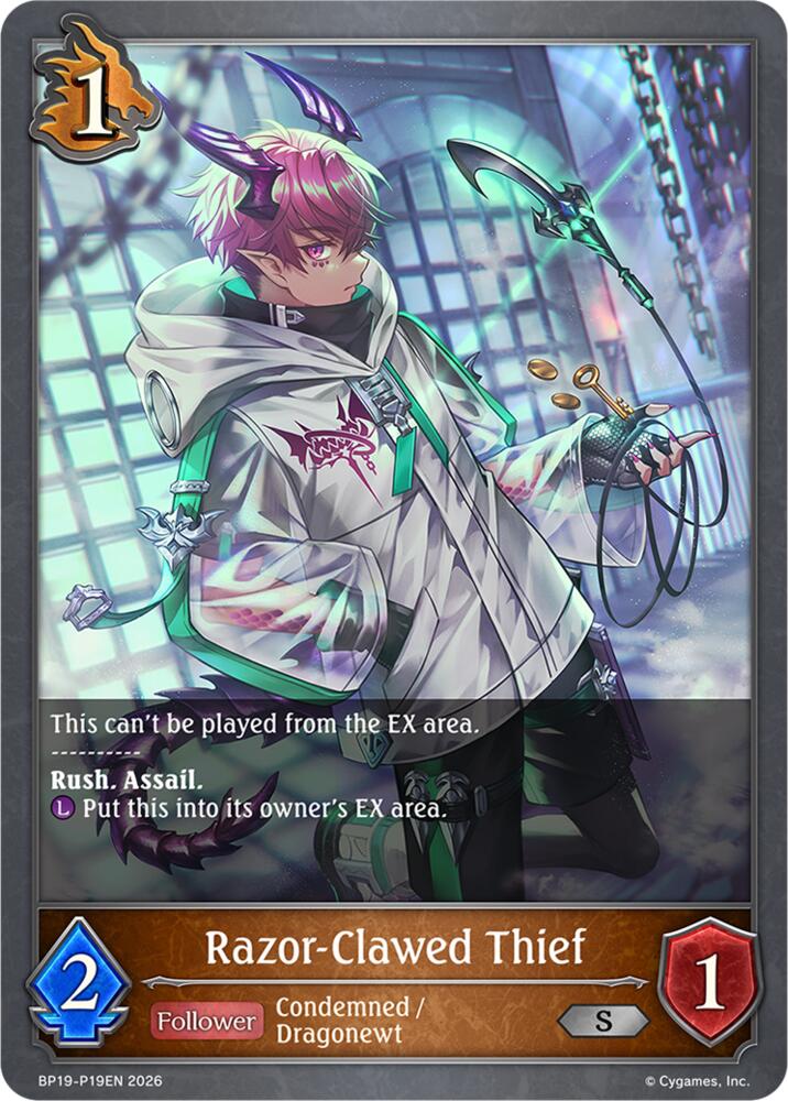 Razor-Clawed Thief - P19EN (Foil), BP19: Eightfold Retribution BP19-P19EN