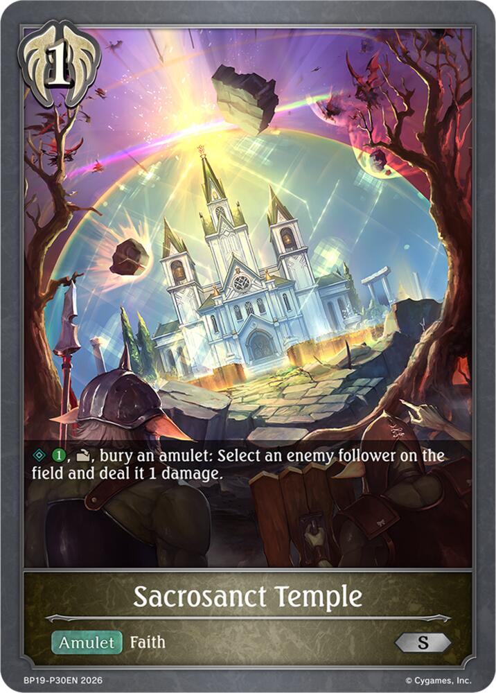 Sacrosanct Temple - P30EN (Foil), BP19: Eightfold Retribution BP19-P30EN