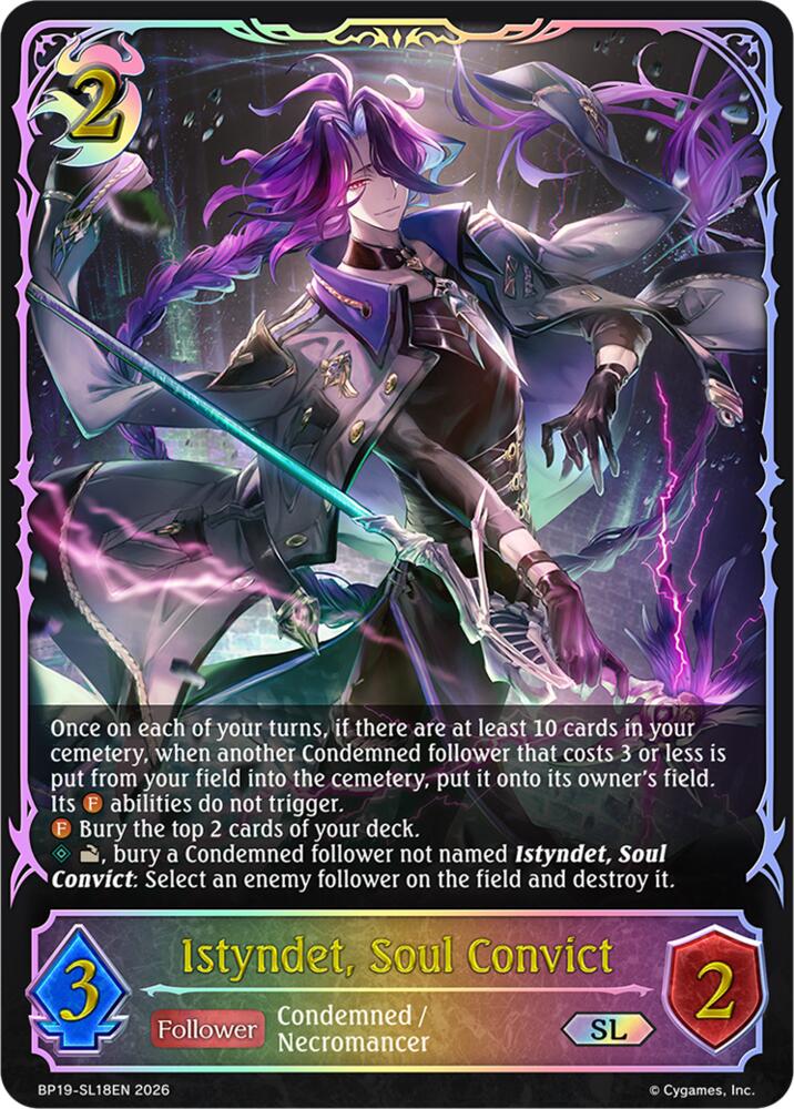 Istyndet, Soul Convict (SL), BP19: Eightfold Retribution BP19-SL18EN