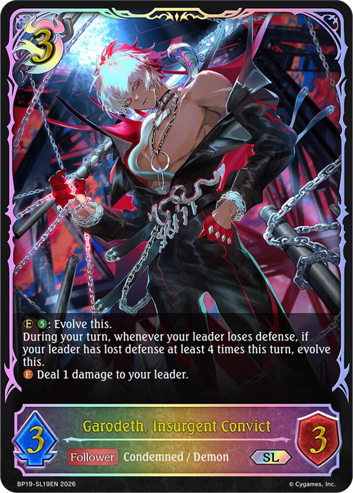 Garodeth, Insurgent Convict (SL), BP19: Eightfold Retribution BP19-SL19EN