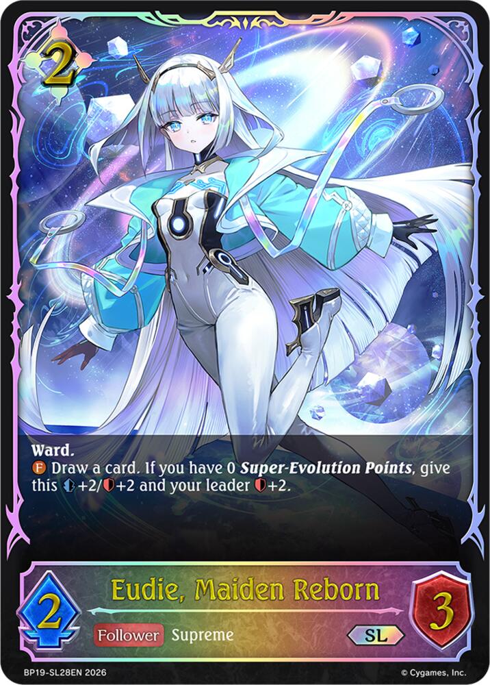 Eudie, Maiden Reborn (SL) - SL28EN (Foil), BP19: Eightfold Retribution BP19-SL28EN