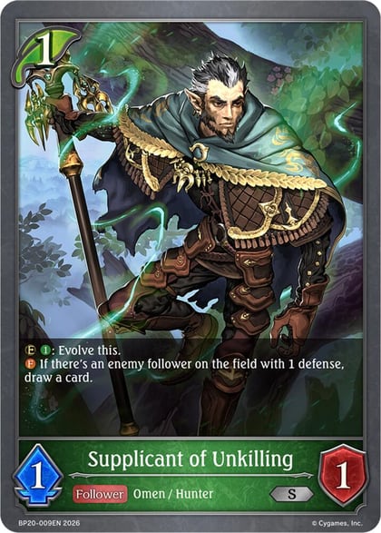 Supplicant of Unkilling, BP20: Omens and Heirs BP20-009EN