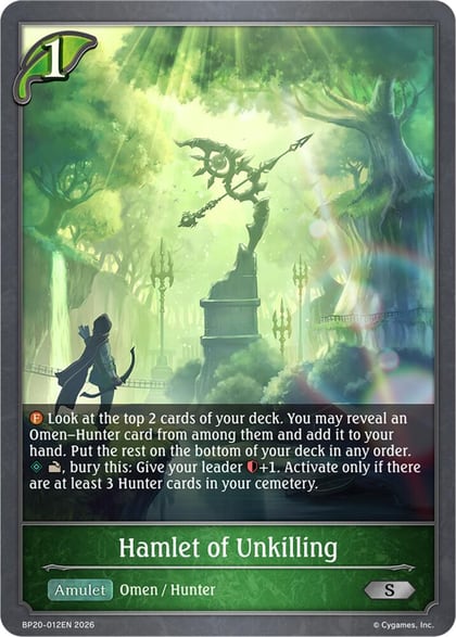 Hamlet of Unkilling, BP20: Omens and Heirs BP20-012EN