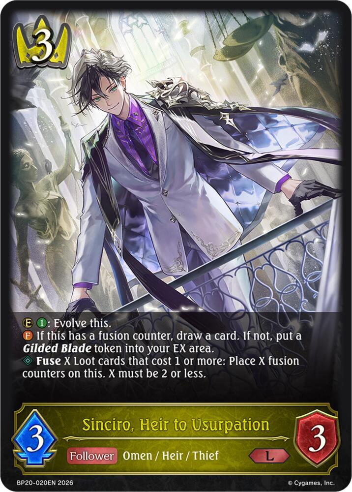 Aurelia, Glorious Saber, BP20: Omens and Heirs BP20-022EN