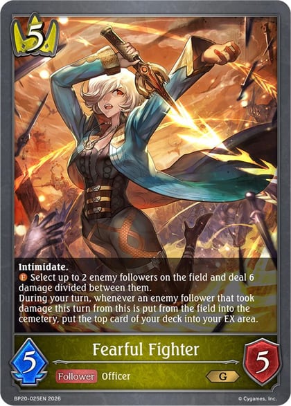 Fearful Fighter, BP20: Omens and Heirs BP20-025EN