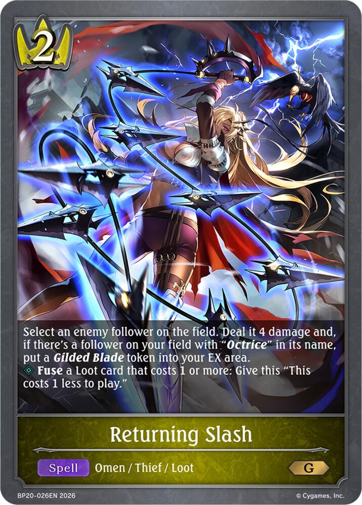 Returning Slash, BP20: Omens and Heirs BP20-026EN