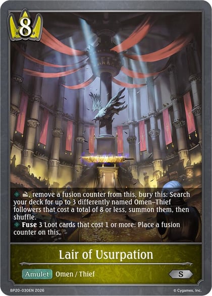 Lair of Usurpation, BP20: Omens and Heirs BP20-030EN