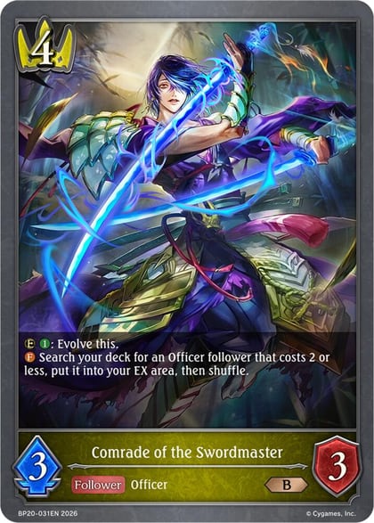 Comrade of the Swordmaster, BP20: Omens and Heirs BP20-031EN