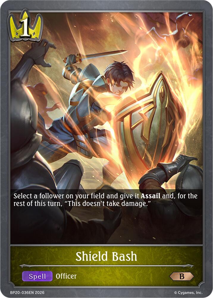 Shield Bash, BP20: Omens and Heirs BP20-036EN