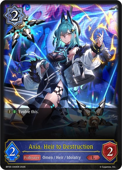 Axia, Heir to Destruction, BP20: Omens and Heirs BP20-040EN