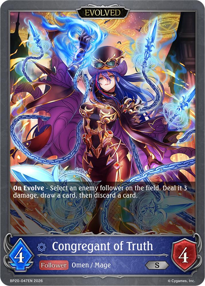 Congregant of Truth (Evolved), BP20: Omens and Heirs BP20-047EN