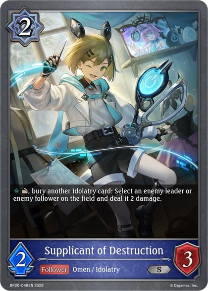 Supplicant of Destruction, BP20: Omens and Heirs BP20-048EN