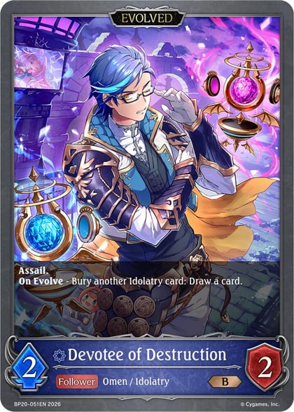 Devotee of Destruction (Evolved), BP20: Omens and Heirs BP20-051EN