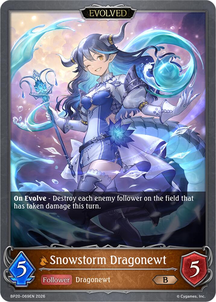 Snowstorm Dragonewt (Evolved), BP20: Omens and Heirs BP20-069EN