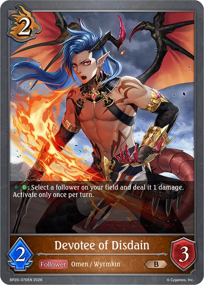 Devotee of Disdain, BP20: Omens and Heirs BP20-070EN