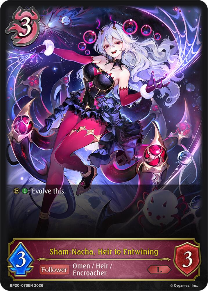 Sham-Nacha, Heir to Entwining, BP20: Omens and Heirs BP20-076EN