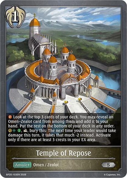 Temple of Repose, BP20: Omens and Heirs BP20-103EN
