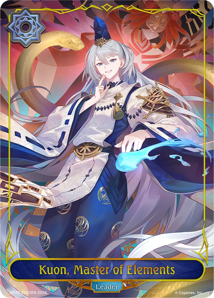 Kuon, Master of Elements, BP20: Omens and Heirs BP20-LD03EN