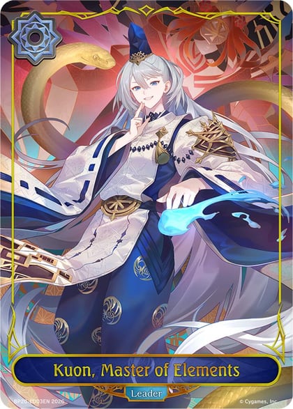 Kuon, Master of Elements, BP20: Omens and Heirs BP20-LD03EN