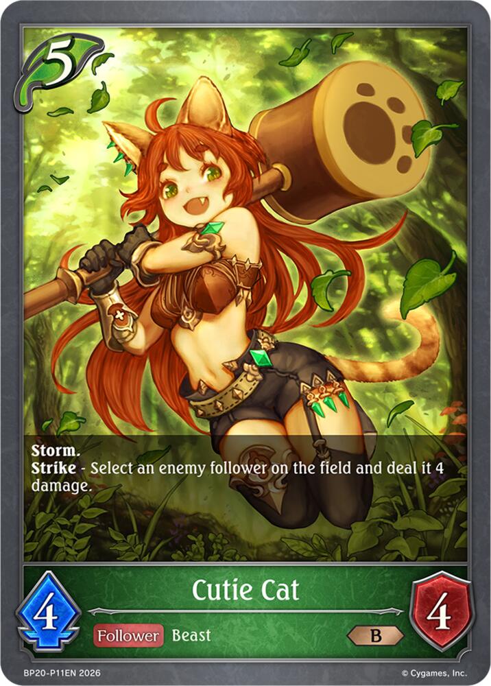 Cutie Cat - P11EN (Foil), BP20: Omens and Heirs BP20-P11EN