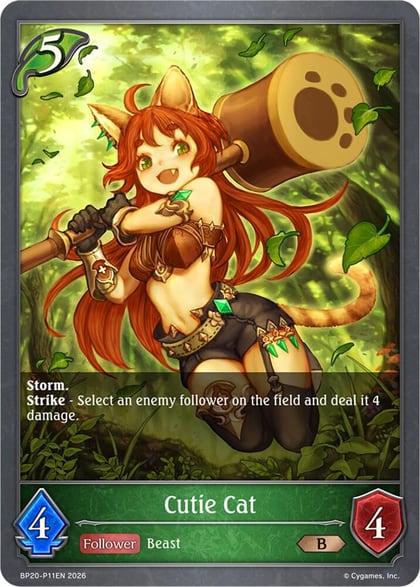 Cutie Cat - P11EN (Foil), BP20: Omens and Heirs BP20-P11EN