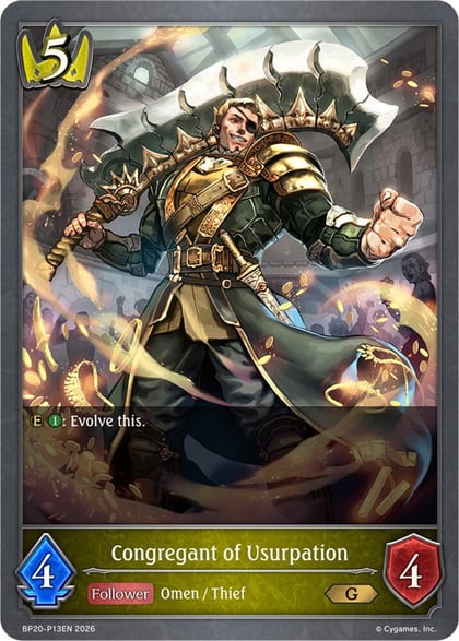 Congregant of Usurpation - P13EN (Foil), BP20: Omens and Heirs BP20-P13EN