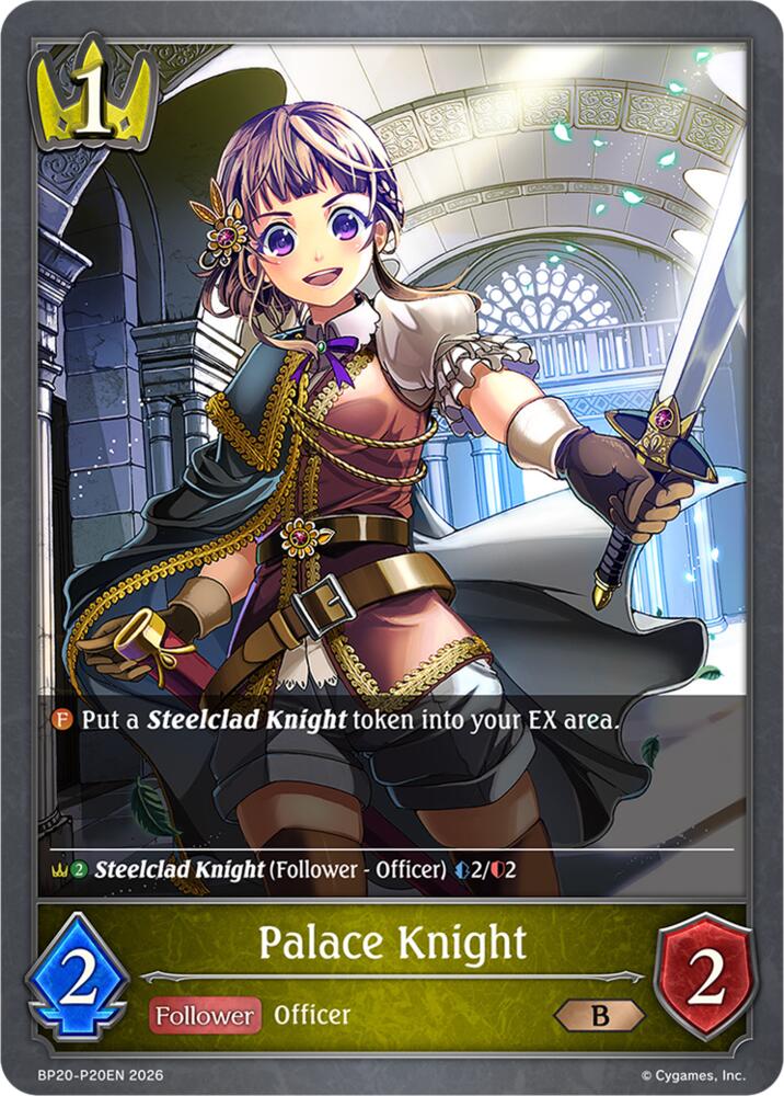 Palace Knight - P20EN (Foil), BP20: Omens and Heirs BP20-P20EN