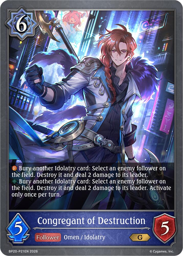 Congregant of Destruction - P21EN (Foil), BP20: Omens and Heirs BP20-P21EN