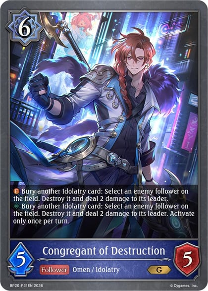 Congregant of Destruction - P21EN (Foil), BP20: Omens and Heirs BP20-P21EN