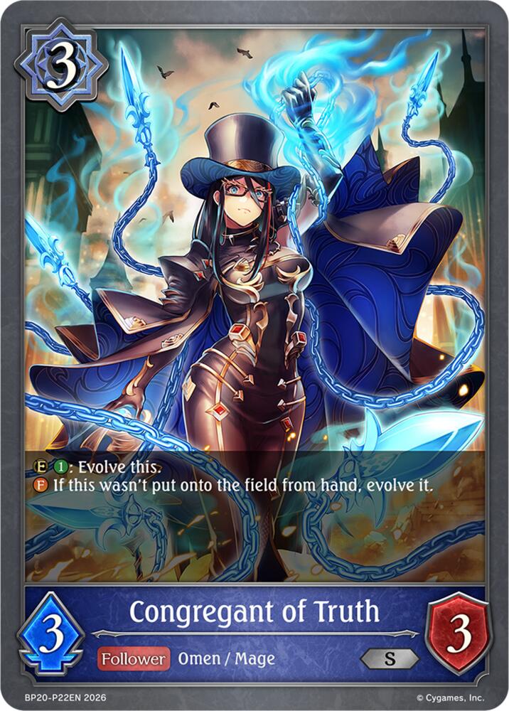 Congregant of Truth - P22EN (Foil), BP20: Omens and Heirs BP20-P22EN