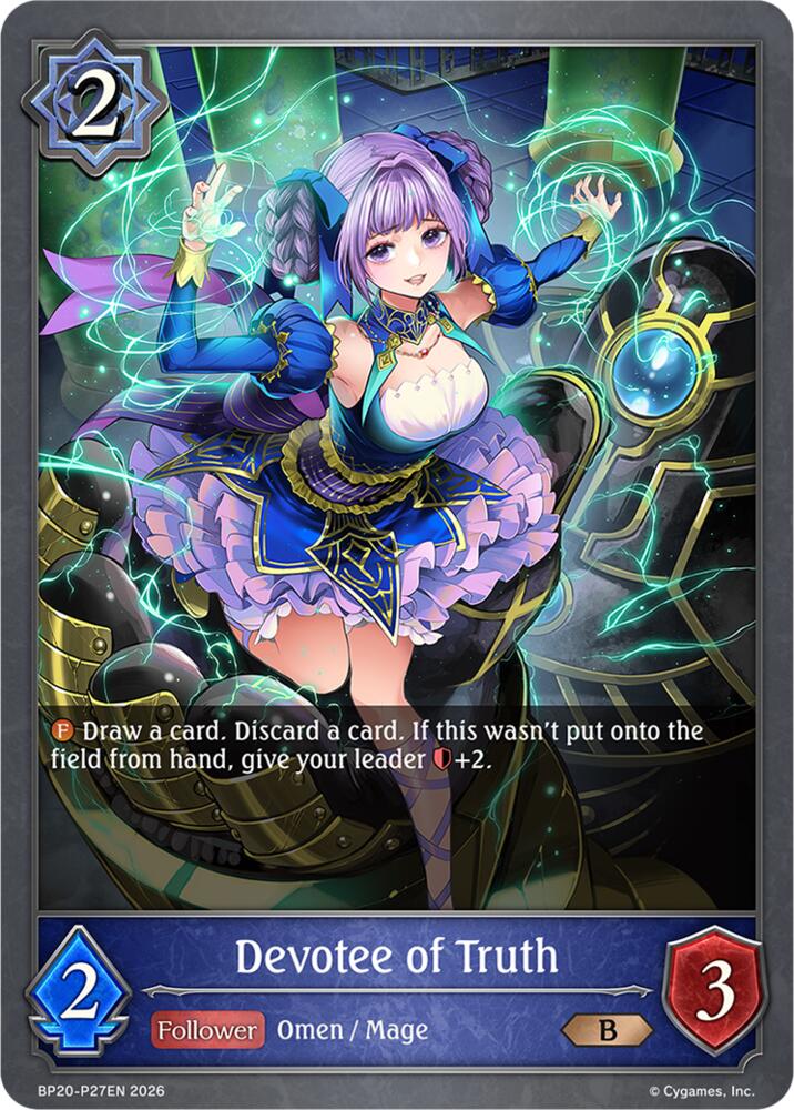 Devotee of Truth - P27EN (Foil), BP20: Omens and Heirs BP20-P27EN