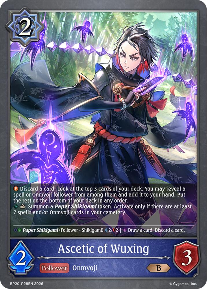 Ascetic of Wuxing - P28EN (Foil), BP20: Omens and Heirs BP20-P28EN