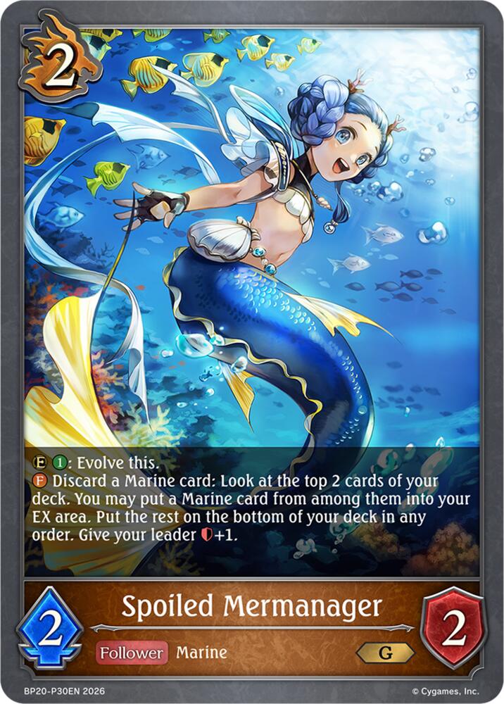 Spoiled Mermanager - P30EN (Foil), BP20: Omens and Heirs BP20-P30EN