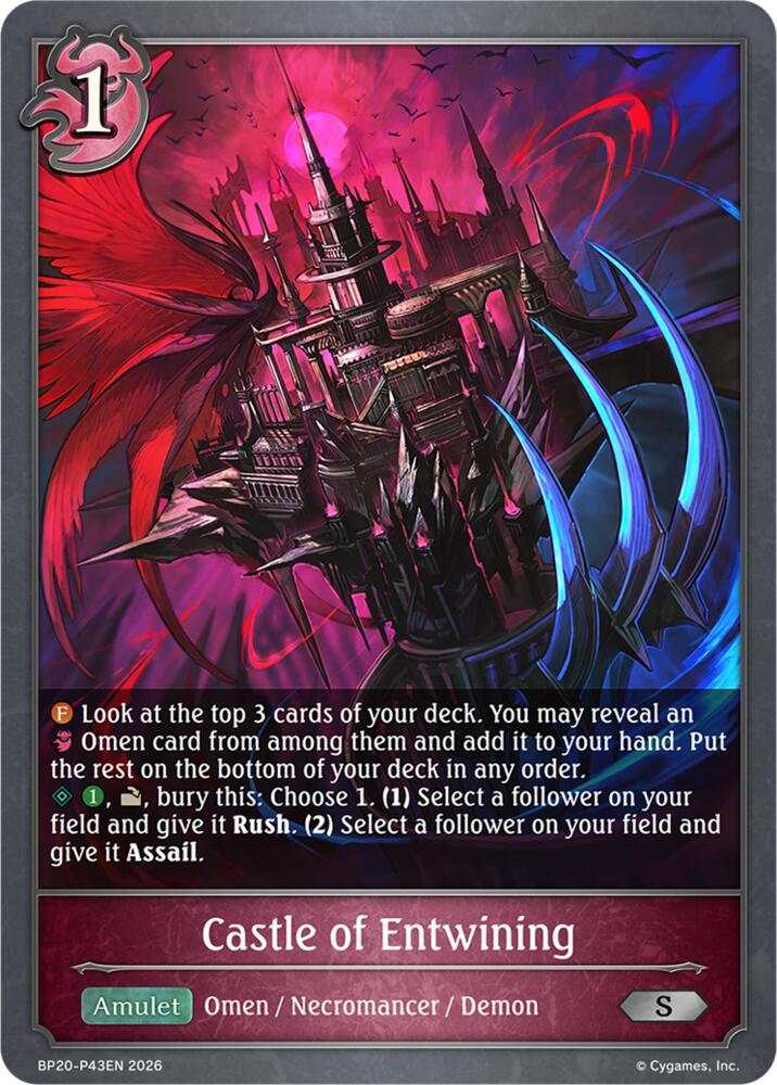 Castle of Entwining - P43EN (Foil), BP20: Omens and Heirs BP20-P43EN