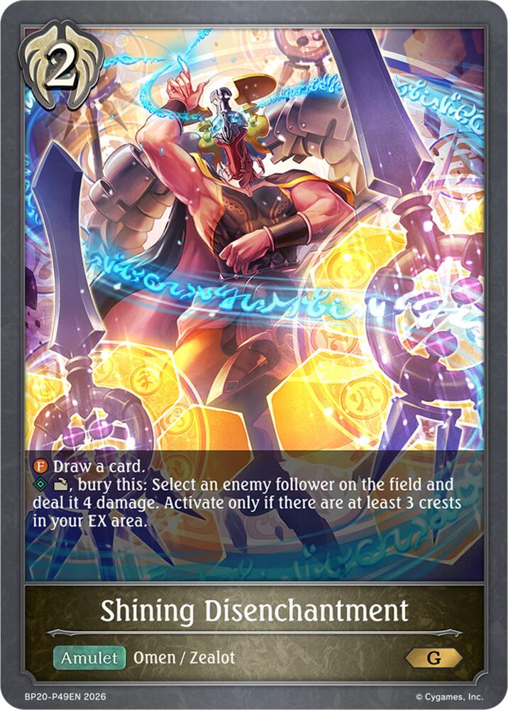 Shining Disenchantment - P49EN (Foil), BP20: Omens and Heirs BP20-P49EN
