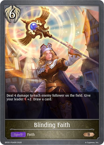 Blinding Faith - P54EN (Foil), BP20: Omens and Heirs BP20-P54EN