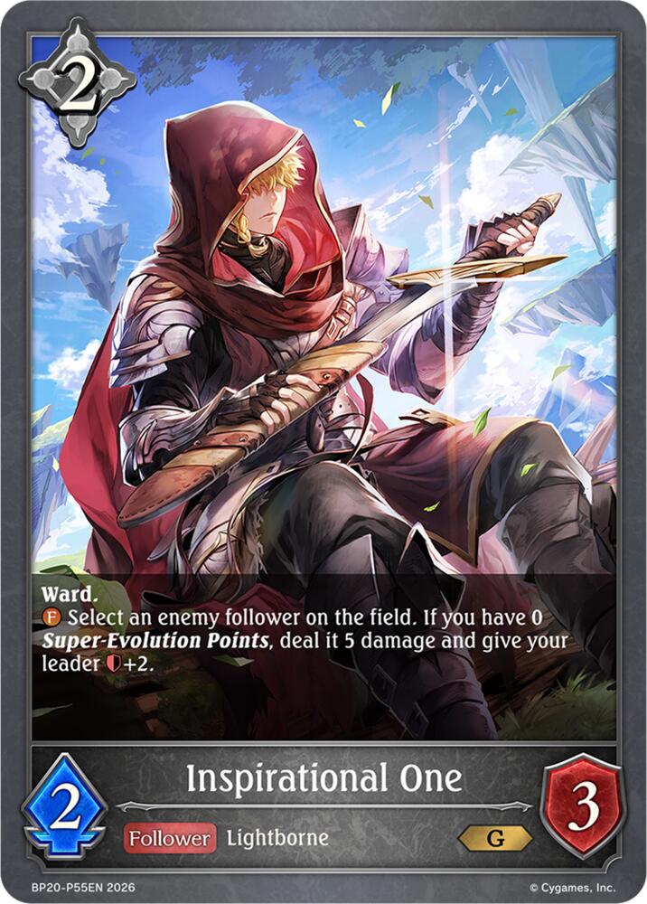 Inspirational One - P55EN (Foil), BP20: Omens and Heirs BP20-P55EN