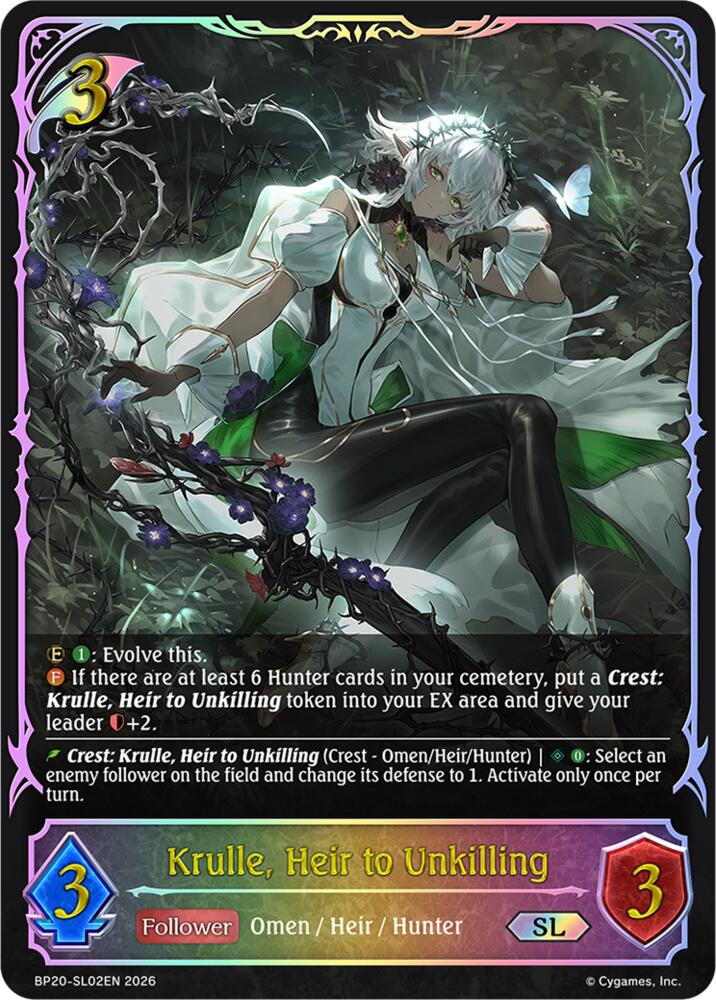 Krulle, Heir to Unkilling (SL), BP20: Omens and Heirs BP20-SL02EN