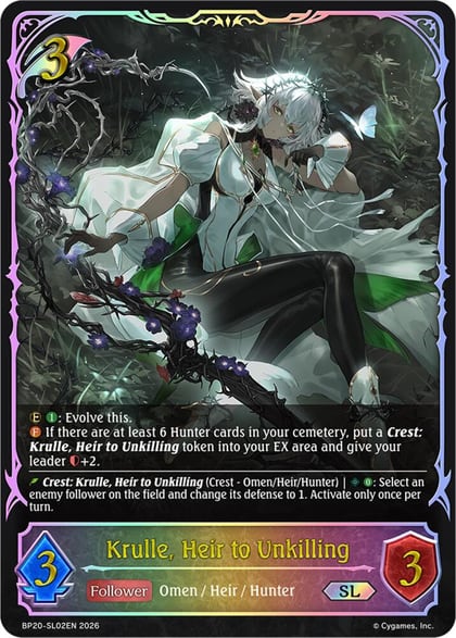 Krulle, Heir to Unkilling (SL), BP20: Omens and Heirs BP20-SL02EN
