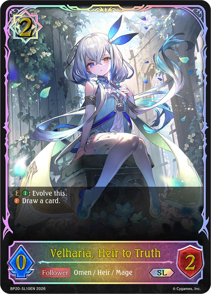 Velharia, Heir to Truth (SL), BP20: Omens and Heirs BP20-SL10EN