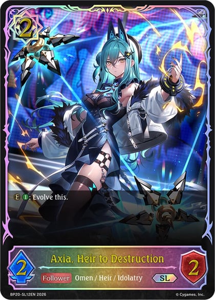 Axia, Heir to Destruction (SL), BP20: Omens and Heirs BP20-SL12EN