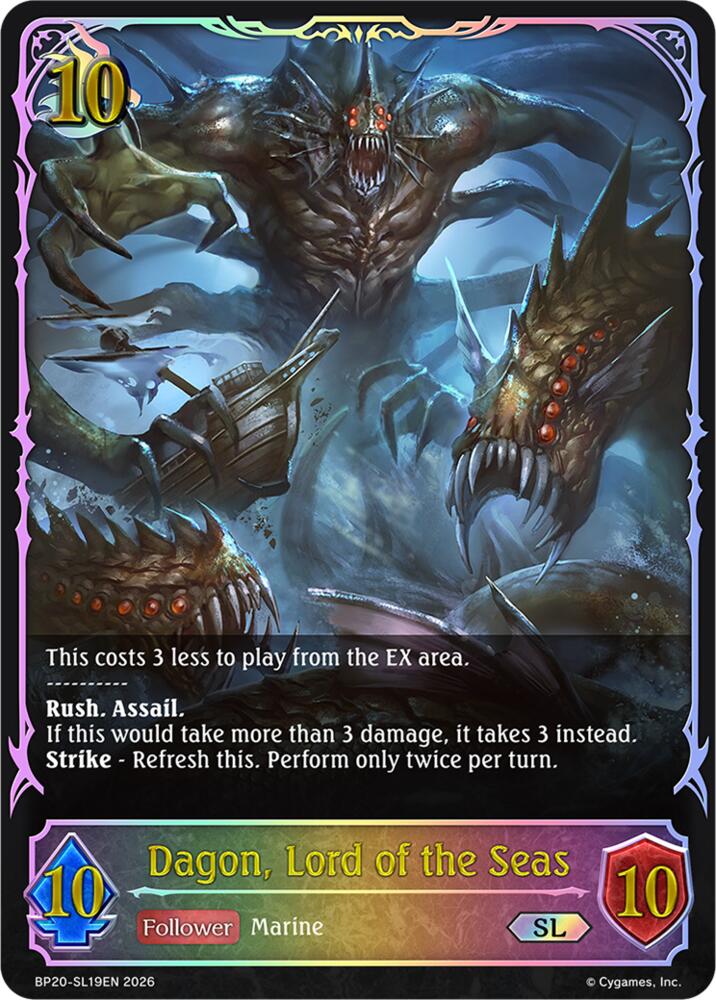 Dagon, Lord of the Seas (SL), BP20: Omens and Heirs BP20-SL19EN