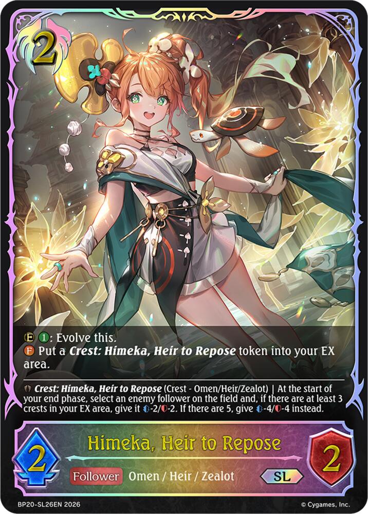 Himeka, Heir to Repose (SL), BP20: Omens and Heirs BP20-SL26EN