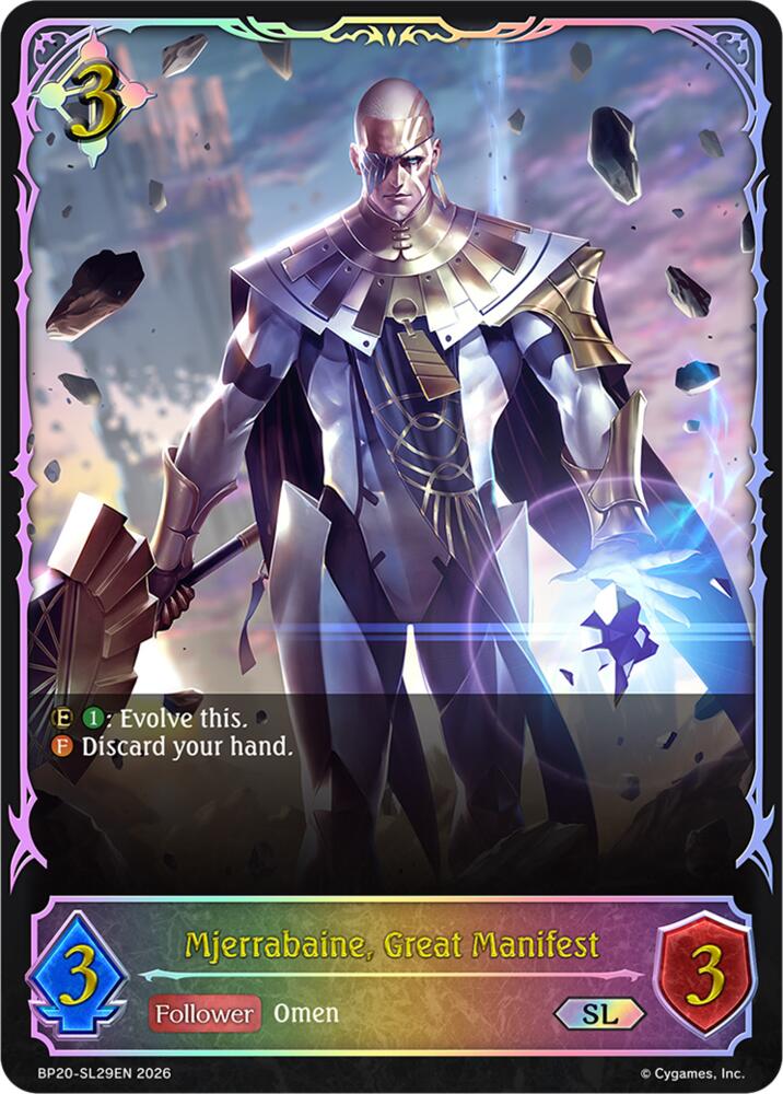 Mjerrabaine, Great Manifest (SL), BP20: Omens and Heirs BP20-SL29EN