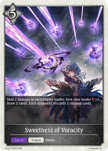 Ravenous Sweetness, BP20: Omens and Heirs BP20-T18EN