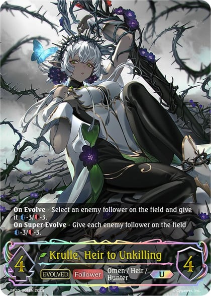 Krulle, Heir to Unkilling (Evolved) (U), BP20: Omens and Heirs BP20-U01EN